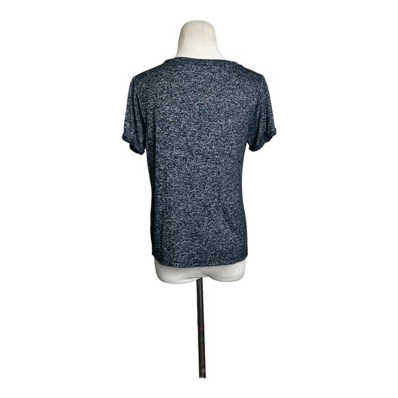 Occasion marbled black short sleeves tee size medium - Picture 2 of 9